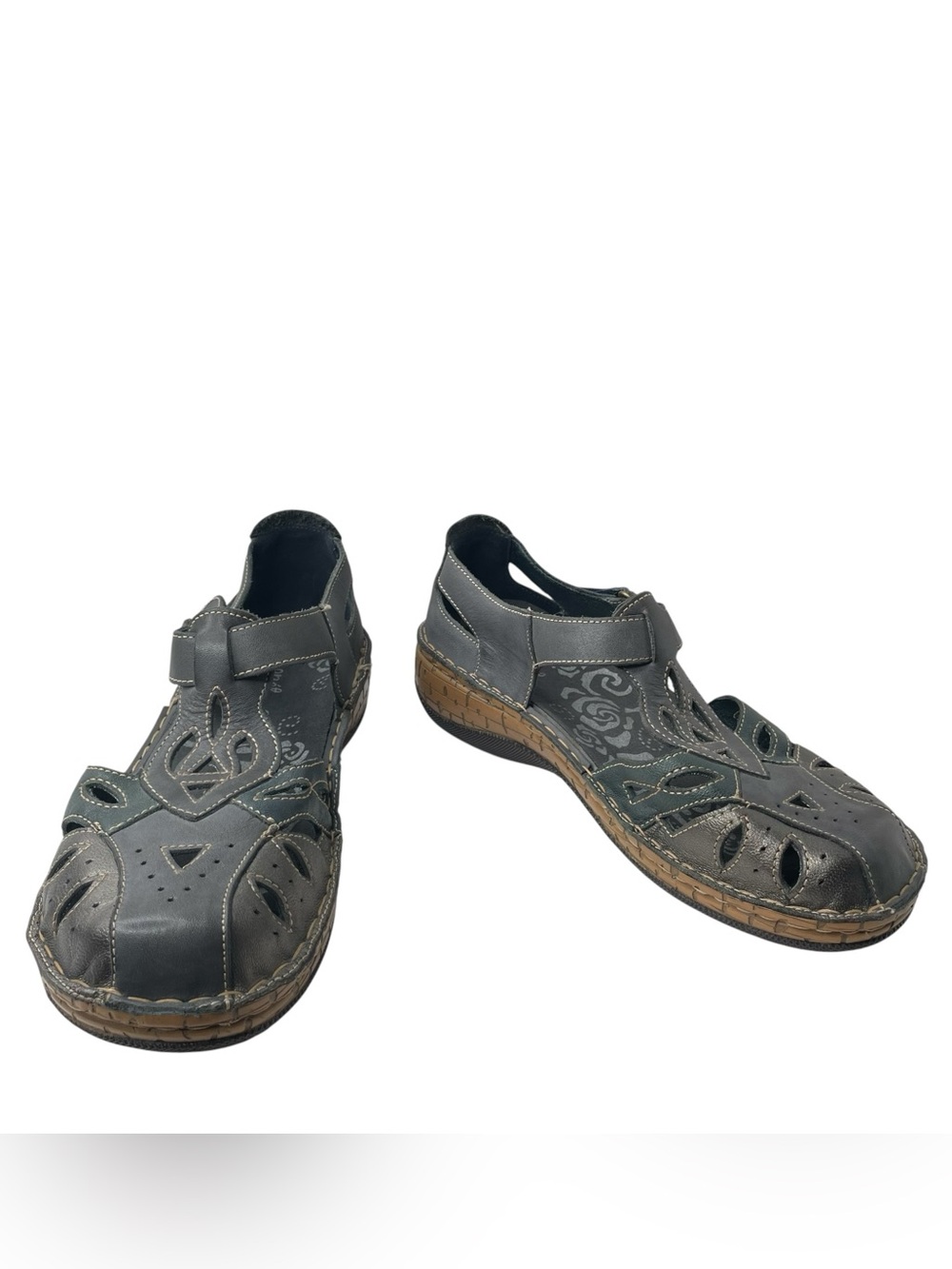 PROPET Jenna Sandals Style WSA003L US 8 X 2E Wide Women Tricolor Leather Comfort